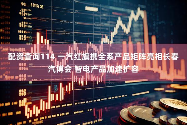 配资查询114 一汽红旗携全系产品矩阵亮相长春汽博会 智电产品加速扩容