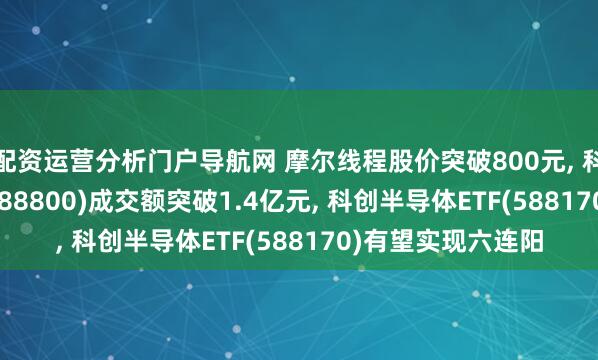 配资运营分析门户导航网 摩尔线程股价突破800元, 科创100ETF华夏(588800)成交额突破1.4亿元, 科创半导体ETF(588170)有望实现六连阳